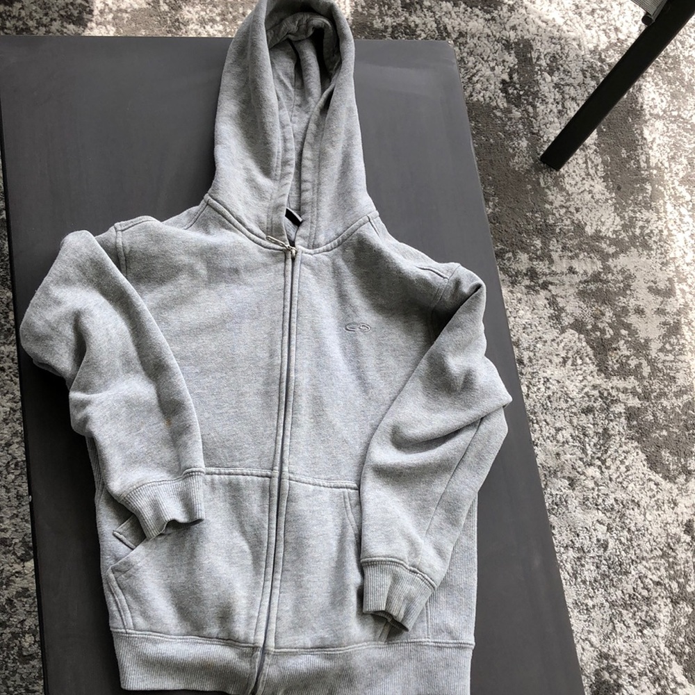 Champion zip up Grey Jacket size Medium